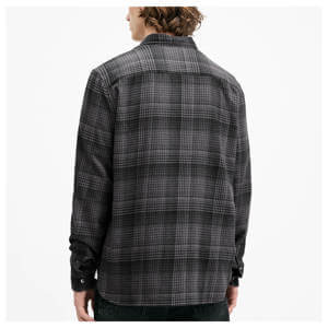 AllSaints Sonik Brushed Checked Relaxed Fit Shirt